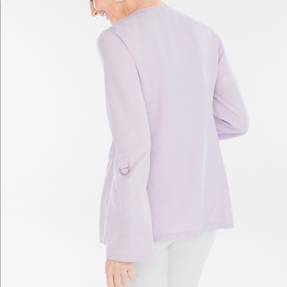 CHICO’S petite soft drape jacket - Picture 2 of 8
